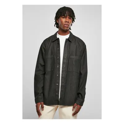 Urban Classics Oversized Denim Pocket Shirt realblack washed