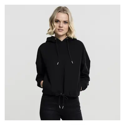 Pulóver Urban Classics Ladies Kimono Hoody black