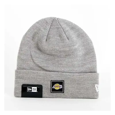 Sapka NEW ERA NBA Team LA Lakers Front Door Grey Cuff Beanie