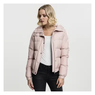 Urban Classics Ladies Hooded Puffer Jacket lightrose