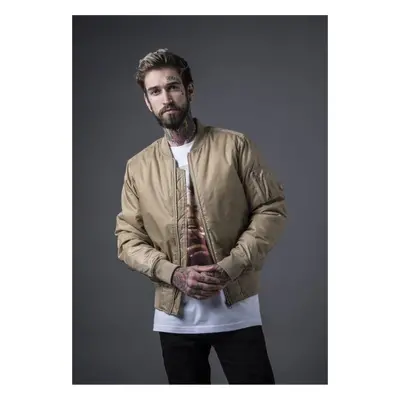 Urban Classics Basic Bomber Jacket beige