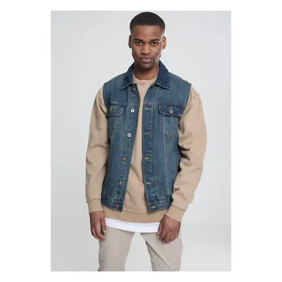 Urban Classics Denim Vest denimblue