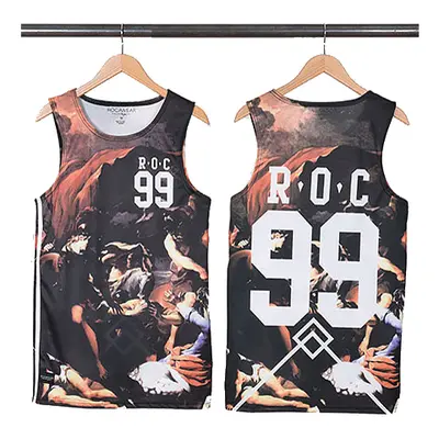 Rocawear Ceasar Basketball Tank Tops Black R1401T157-100