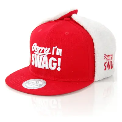 GangstaGroup Sorry I`m Swag! Dog Ear Winter Cap Red