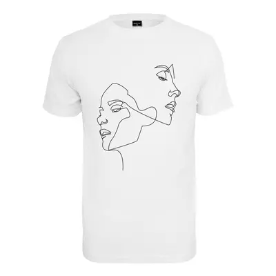 Mr. Tee Ladies One Line Tee white