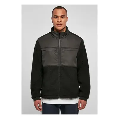 Urban Classics Patched Sherpa Jacket black