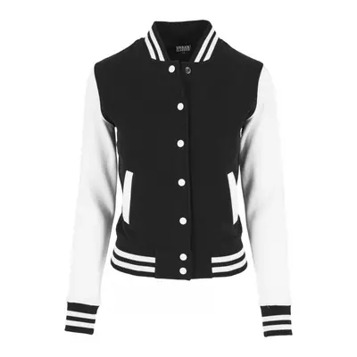 Urban Classics Ladies 2-tone College Sweatjacket blk/wht