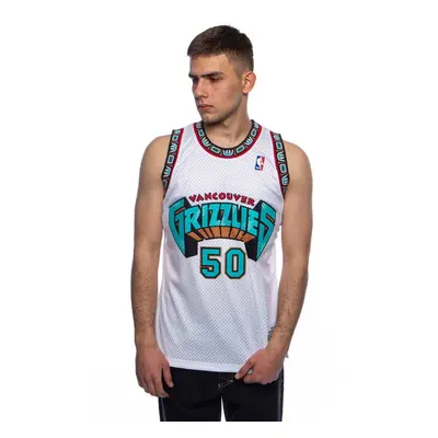 Mitchell & Ness Vancouver Grizzlies #50 Bryant Reeves white Swingman Jersey