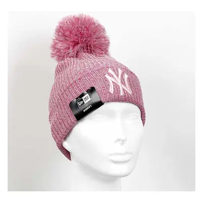 Gyerek Téli Sapka New Era Youth Eng Fit Knit NY Yankees Pink