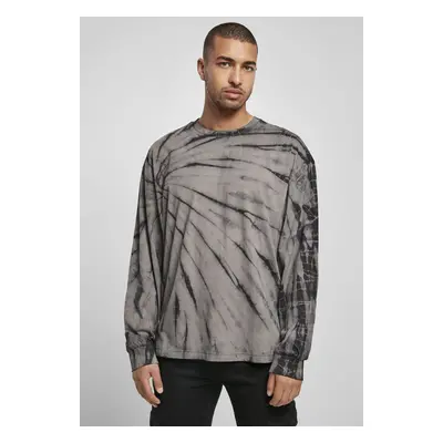 Urban Classics Boxy Tye Dye LS black/asphalt