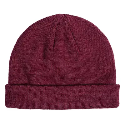 Urban Classics Short Cuff Knit Beanie maroon