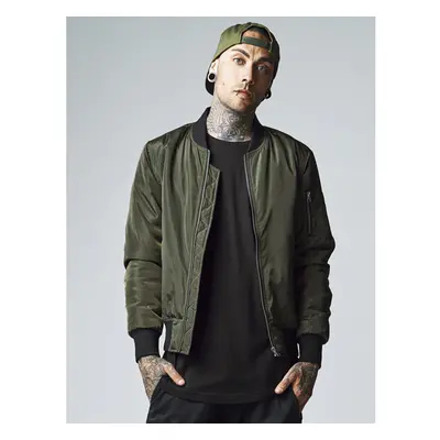 Urban Classics 2-Tone Bomber Jacket darkolive/black