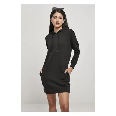 Urban Classics Ladies Organic Oversized Terry Hoody Dress black