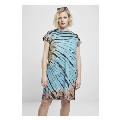 Urban Classics Ladies Tie Dye Dress black