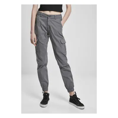 Urban Classics Ladies High Waist Cargo Pants lightshadow