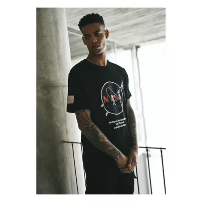 Mr. Tee NASA Retro Insignia Logo Tee black