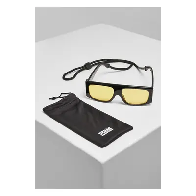 Urban Classics Sunglasses Raja with Strap black/yellow