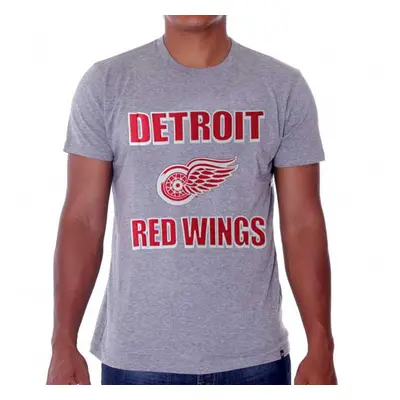 47 Brand Frozen Rope Tee Grey Detroit Red Wings