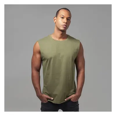 Urban Classics Open Edge Sleeveless Tee olive