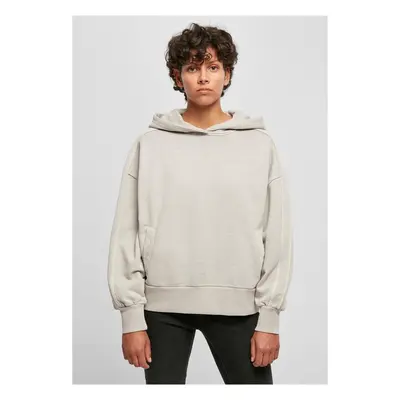 Urban Classics Ladies Heavy Terry Garment Dye Hoody warmgrey