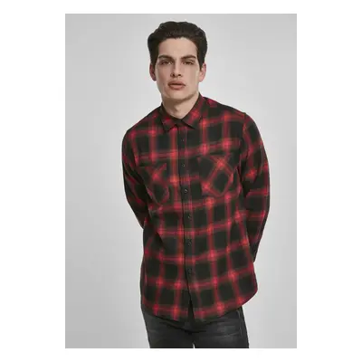 Urban Classics Checked Flanell Shirt 6 black/red