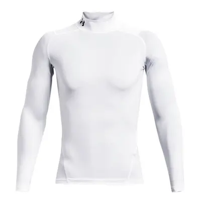 Under Armour UA HG Armour Comp Mock LS-WHT