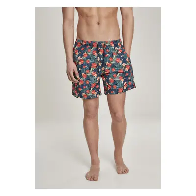 Urban Classics Pattern?Swim Shorts blk/tropical