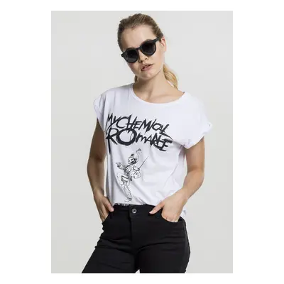 Mr. Tee Ladies My Chemical Romace Black Parade Cover Tee white