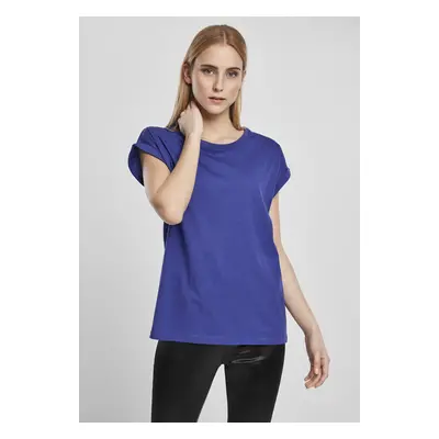 Urban Classics Ladies Extended Shoulder Tee bluepurple