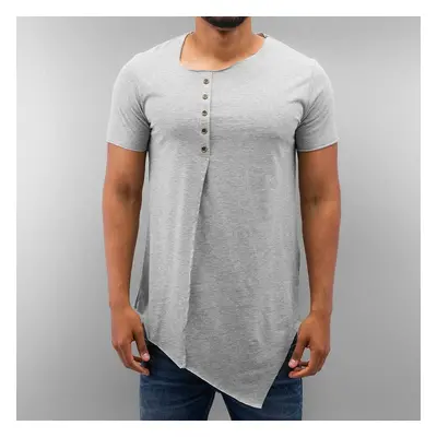 Just Rhyse Button T-Shirt Grey