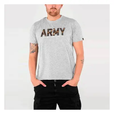 Férfi póló Alpha Industries Army Camo T-shirt Grey