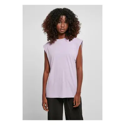 Urban Classics Ladies Modal Padded Shoulder Tank lilac