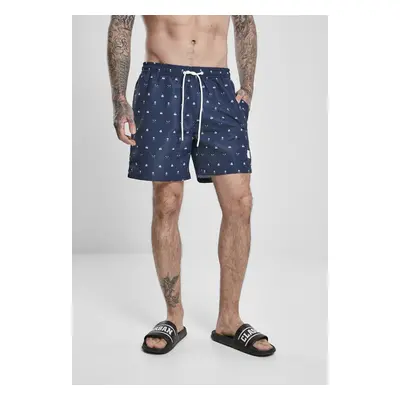 Urban Classics Pattern Swim Shorts skullandyacht aop