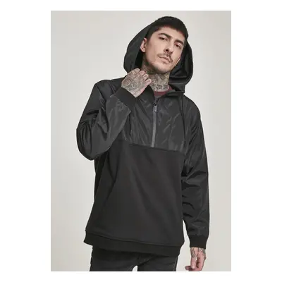 Urban Classics Military Half Zip Hoody black