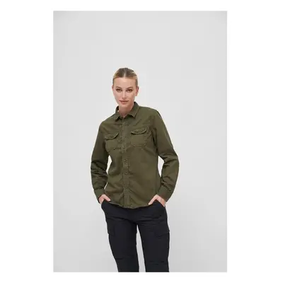 Brandit Ladies Vintageshirt Longsleeve olive