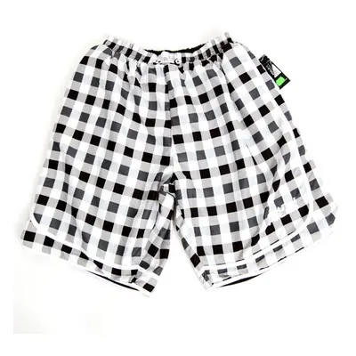 Southpole Reversible Shorts Black White