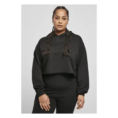 Urban Classics Ladies Oversized Cropped Hoody black