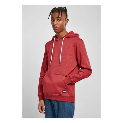 Urban Classics Basic Melange Hoody bloodstonemelange