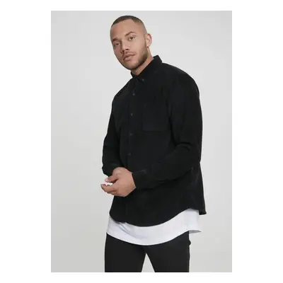 Urban Classics Corduroy Shirt black