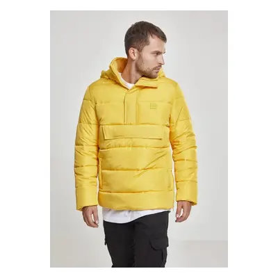 Urban Classics Pull Over Puffer Jacket chrome yellow