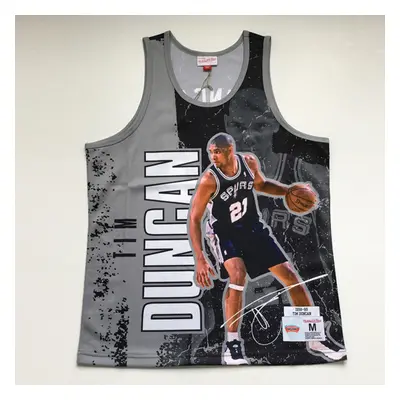 Mitchell & Ness tank top San Antonio Spurs Player Burst Mesh Tank black