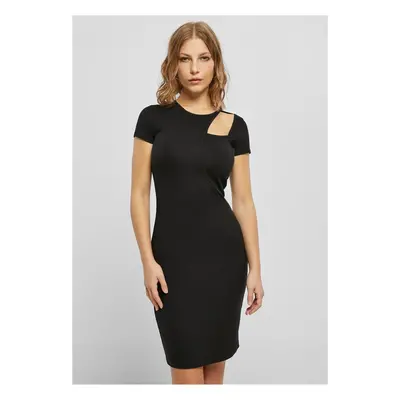 Urban Classics Ladies Cut Out Dress black