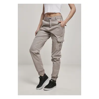 Urban Classics Ladies High Waist Cargo Pants duskrose