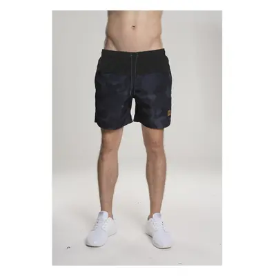 Urban Classics Block Swim Shorts blk/darkcamo