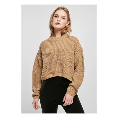 Urban Classics Ladies Wide Oversize Sweater unionbeige