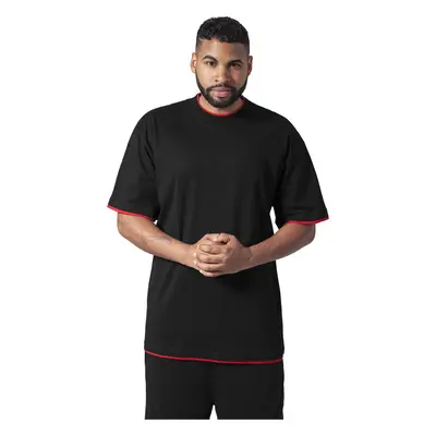 Urban Classics Contrast Tall Tee blk/red