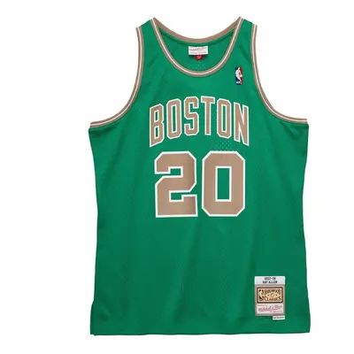 Mitchell & Ness Boston Celtics #20 Ray Allen Swingman Jersey green