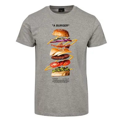 Mr. Tee A Burger Tee heather grey