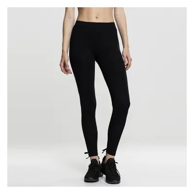 Urban Classics Ladies Laced Up Back Leggings black