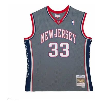 Mitchell & Ness New Jersey Nets #33 Stephon Marbury Alternate Jersey grey